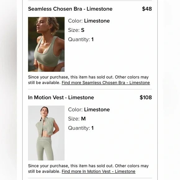 ALO Yoga Limestone 3 Piece Set - Picture 11 of 11